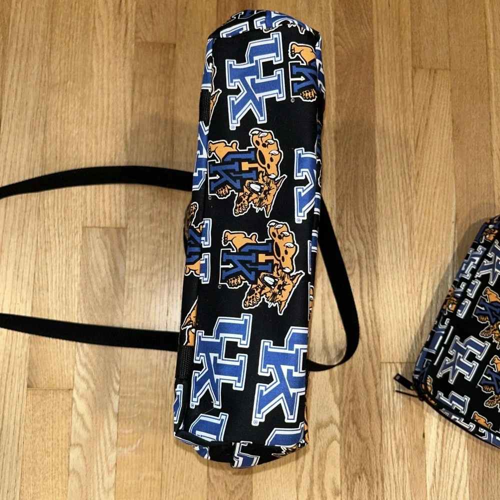 Vintage SAX University Kentucky Wildcats Zip Tote Bag & NWT Waterproof Pouch Set